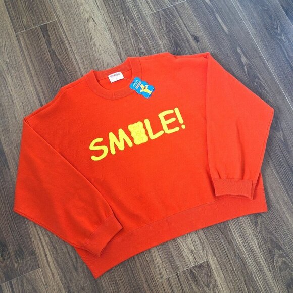 NWT Haribo Knitted Orange Medium Thickness Stretchy Pullover Size 2X Rayon Blend - Picture 2 of 8